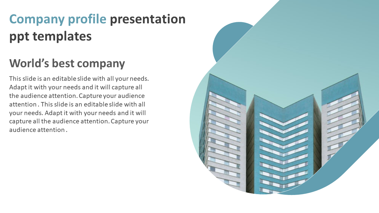 company profile presentation ppt templates